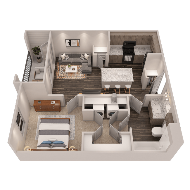 Floorplan - Gray Branch Apartments