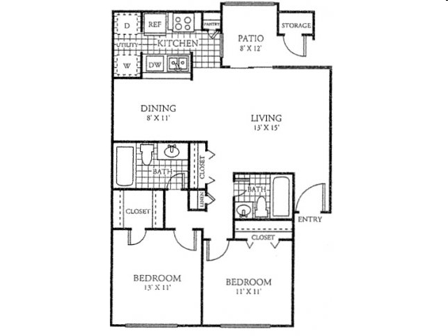 2BR/2BA - Trinity Mills