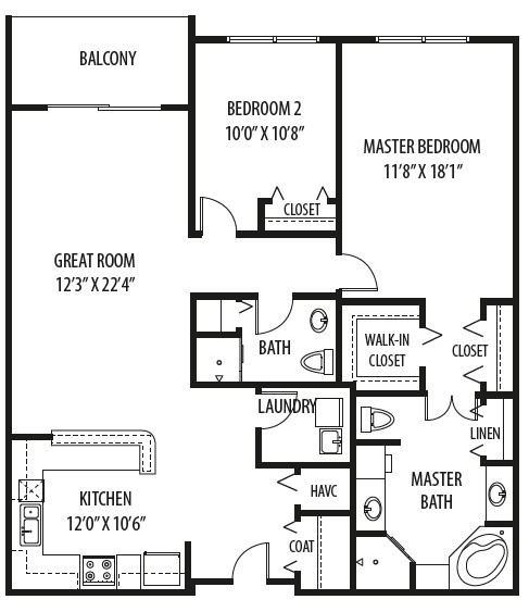 Floorplan - Two Itasca Place