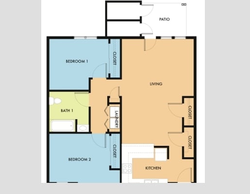 2BR/1BA - The MEWS at Cascadia Village