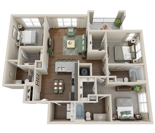 Floorplan - Ashley Scholars Landing I