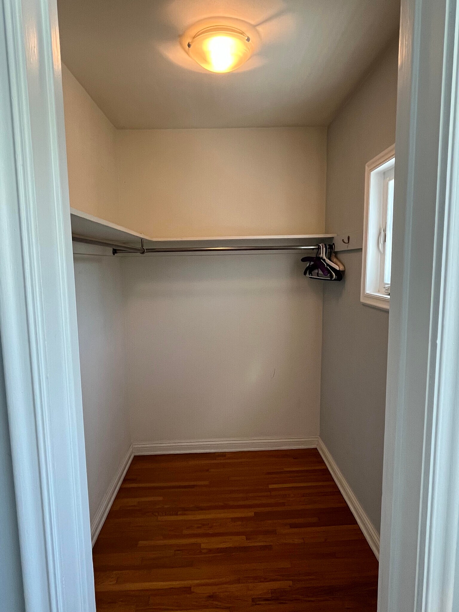 Available bedroom walk in closet - 737 S Tremaine Ave