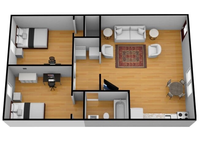 Floorplan - RentFrostburg Apartments - 201 University Dr