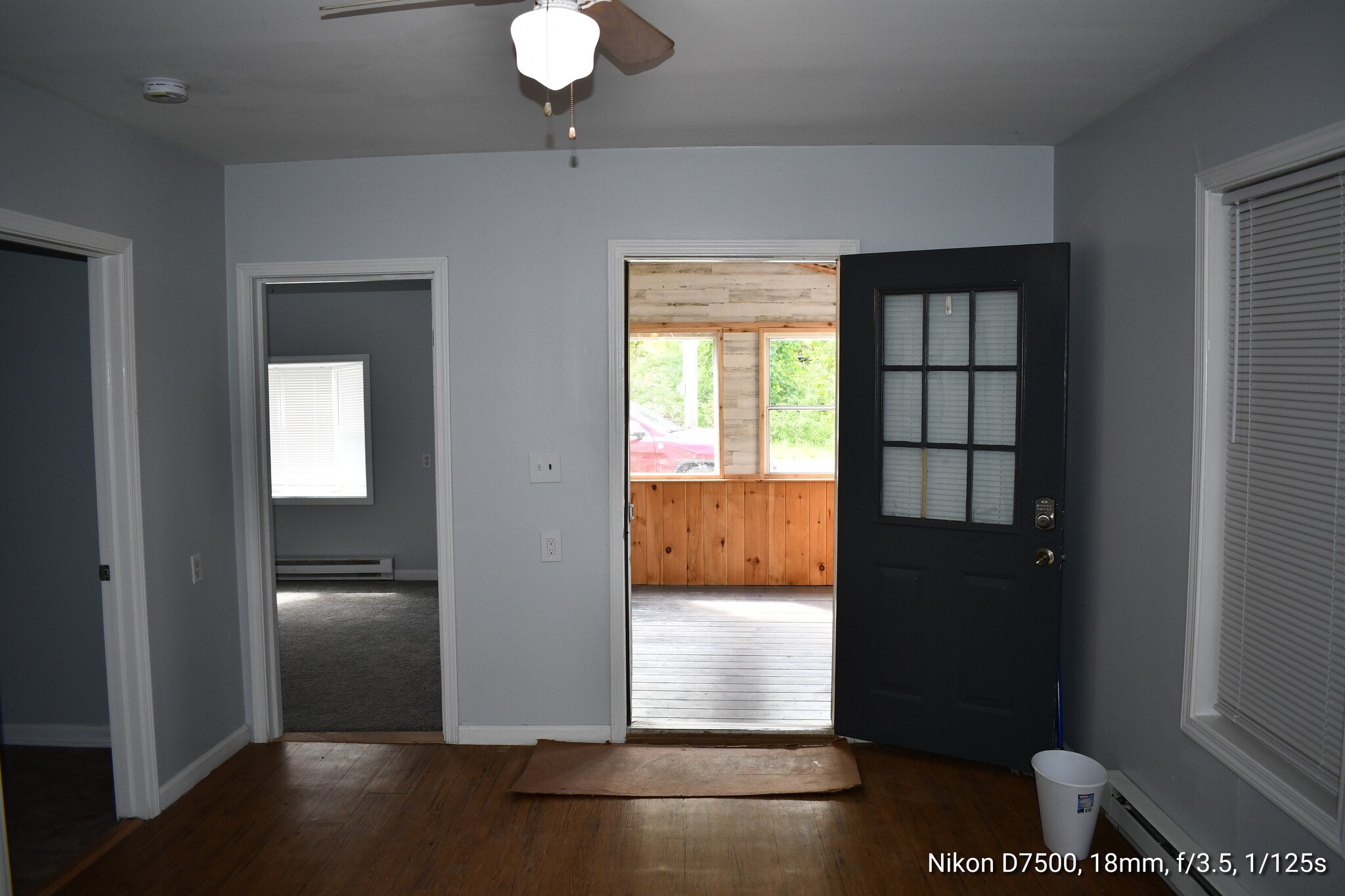 Looking toward fron door from main living space - 77 Fox St