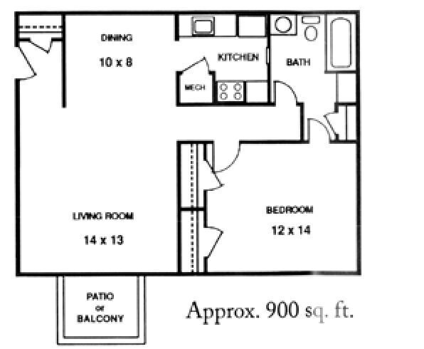 Floorplan - 1000 Belmont