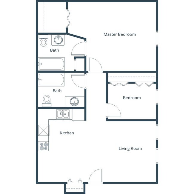 Floorplan - Amberwood Court Apartment Community