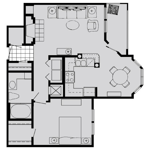 Floorplan - Lenox Village Apartments