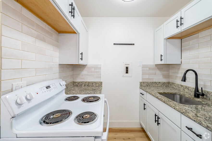 2BR, 1BA - 570SF - Kitchen - Wolverine Lake Lofts
