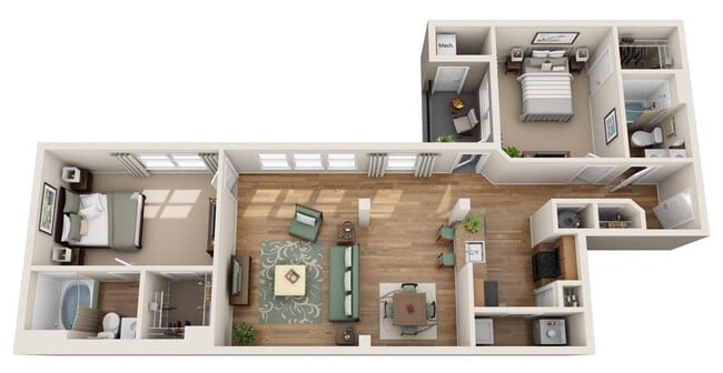 Floorplan - Summerfield At Morgan Metro Apartments