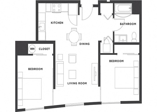 Floorplan - The Fowler Apartments