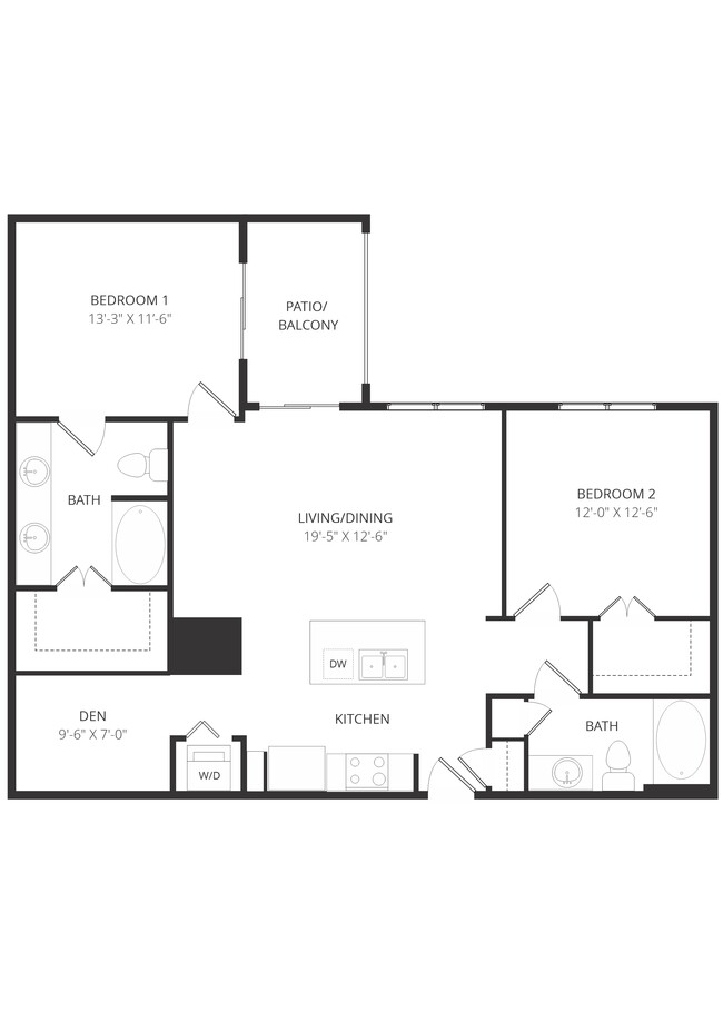 Floorplan - Arpeggio Apartments