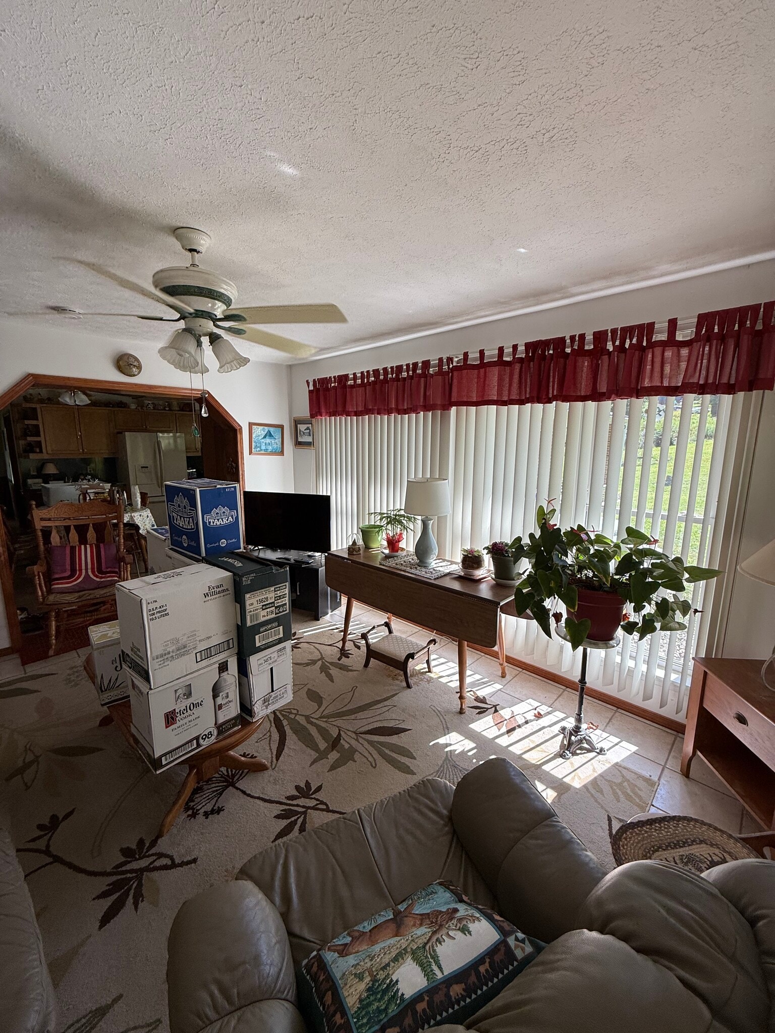 Sunroom and TV - 1121 Linville Creek Rd
