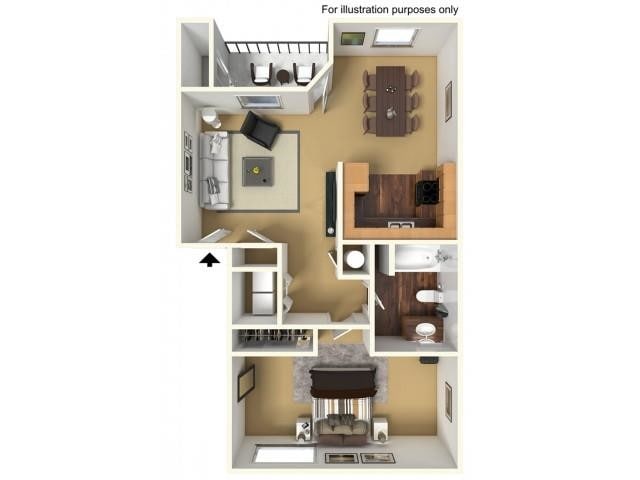 Floorplan - Meadow View Apartments