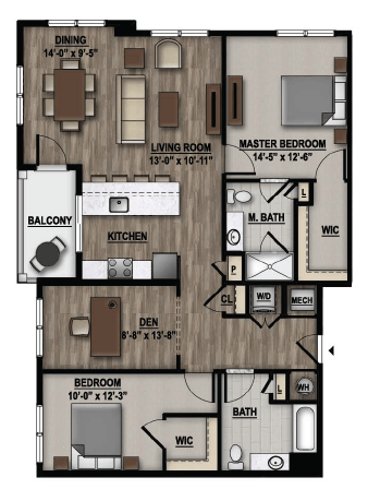 Floorplan - Parc at Princeton Junction
