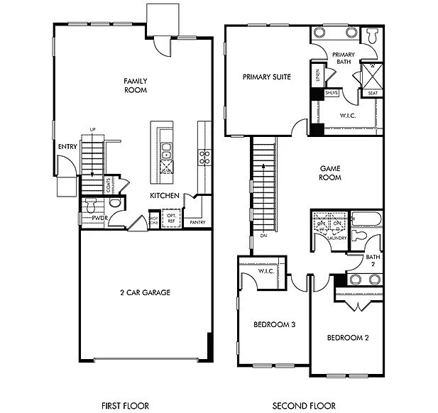 House floor plan - 9829 Heritage Run Ln