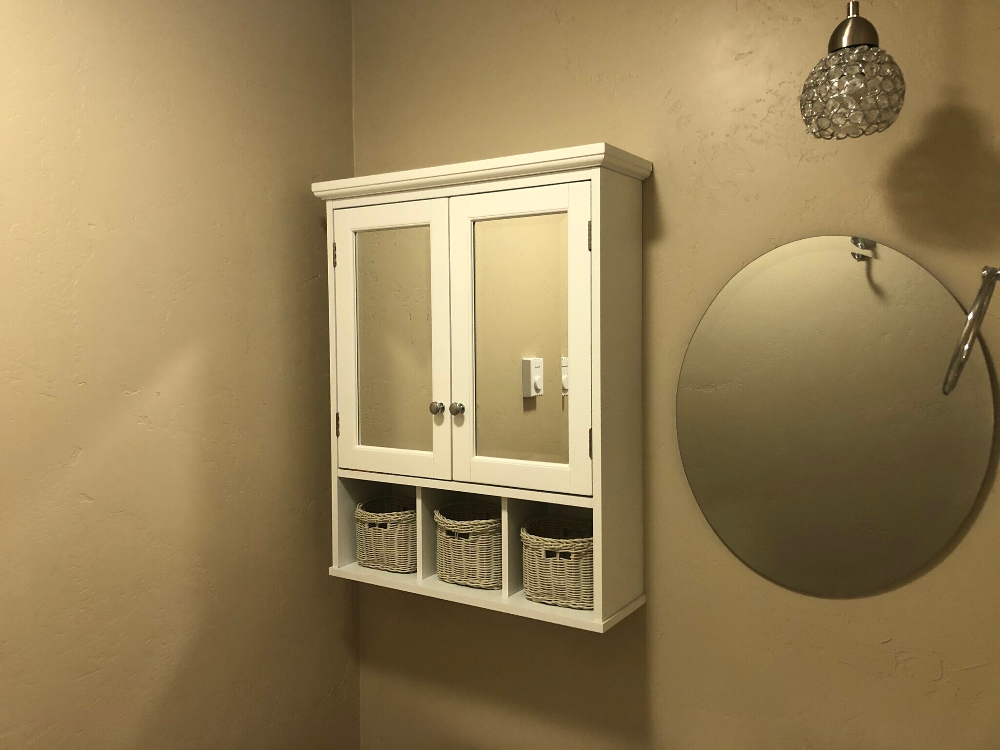 Storage in half bath - 202 Farview Dr