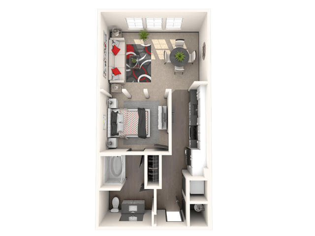 Floorplan - Bluebird Row Apartments