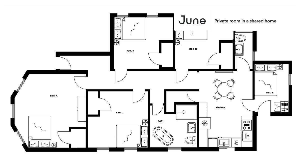 Building Photo - Room in Shared 5 bed/2 bath home