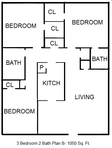 Plan B - Palomino Place Apartments