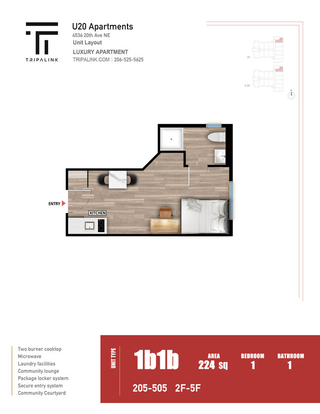 Floorplan - U20 Apartments