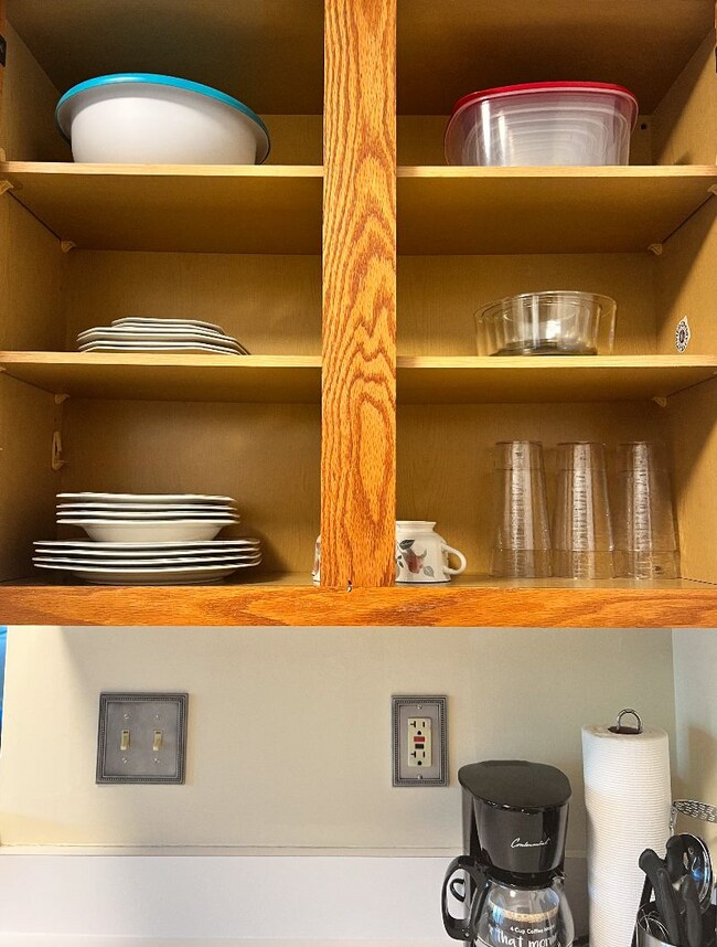 Full set of dishware & coffee maker - 704 Rapidan River Ct
