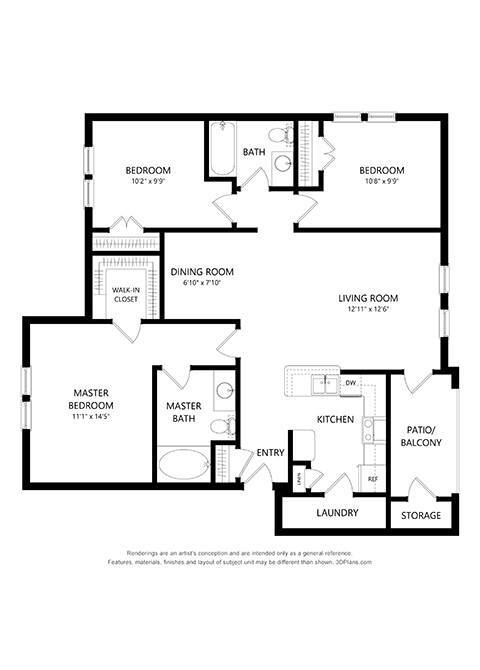 Floorplan - Five Mile Creek