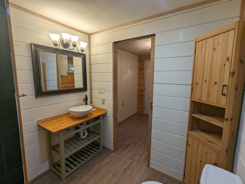 Bathroom sink and vanity - 23603 W Lake Kayak Dr