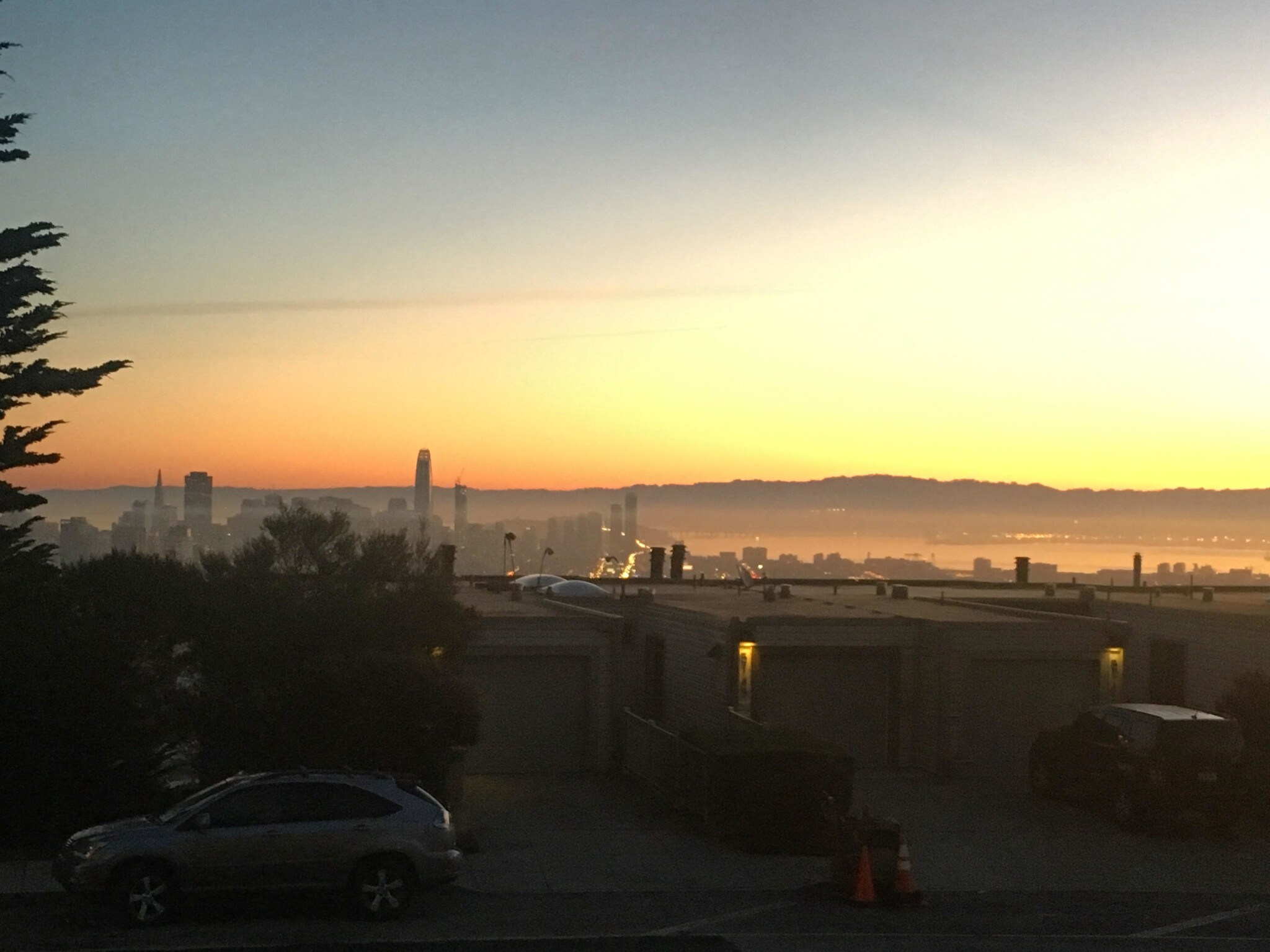 Sunset View from Parking Garagae - 5140 Diamond Heights Blvd