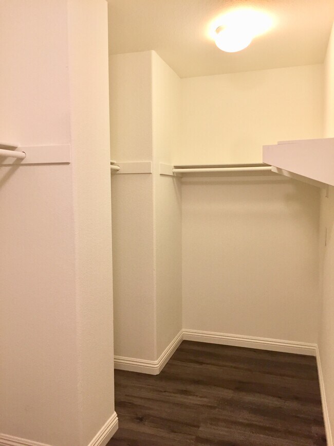 master bedroom walk-in closet - 504 Robins Pl