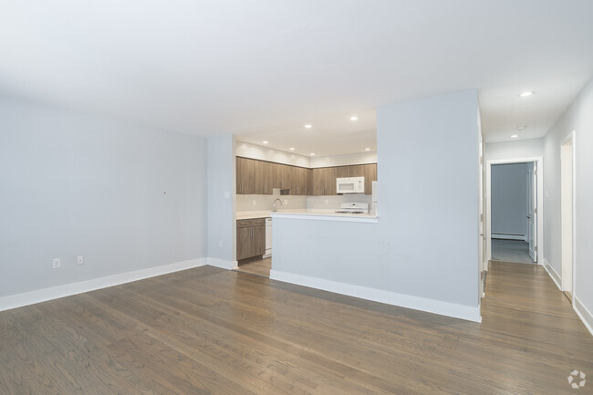 1BR, 1BA - 766SF Living Room - Ambler Lofts