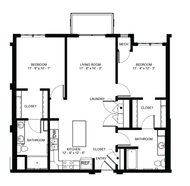 Floorplan - Grand35 Apartments - 55 Plus Active Adult