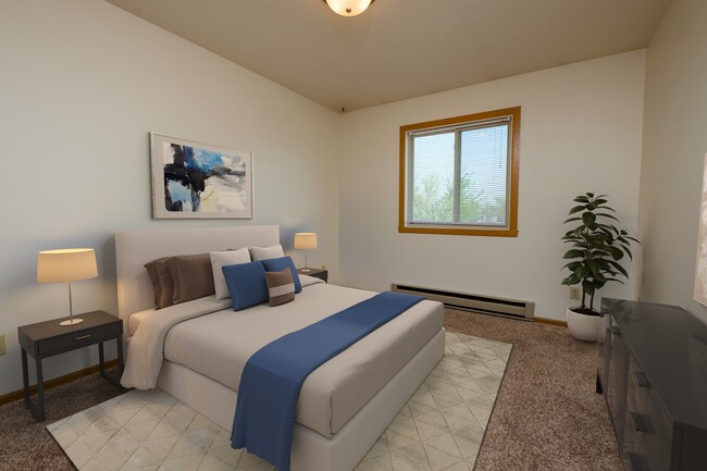 Fargo, ND Southwind Apartments | Bedroom - Southwind