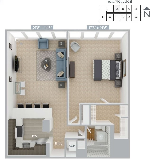 Floorplan - Avalon at Prudential Center