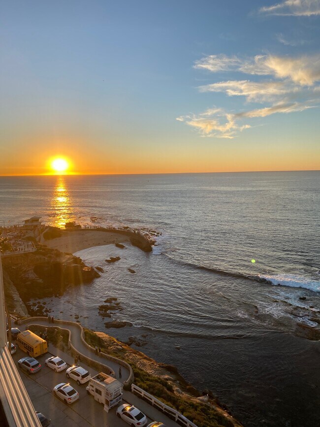Sunset View from Apartment - 939 Coast Blvd