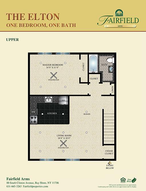 Floorplan - Fairfield Arms at Bay Shore