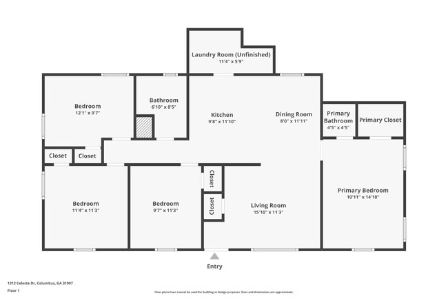 Building Photo - Newly Renovated 4BR/2BA Home with Large Yard + Storage Shed | Flexible Kitchen Island