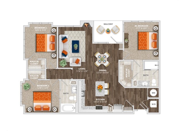 Floorplan - Trelago Apartments