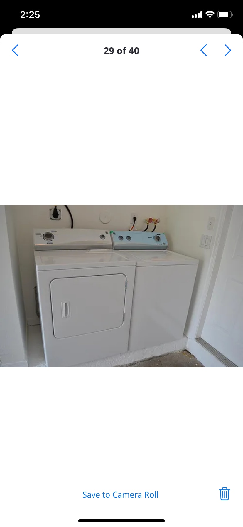 Washer / dryer in garage - 13800 SW 275th St