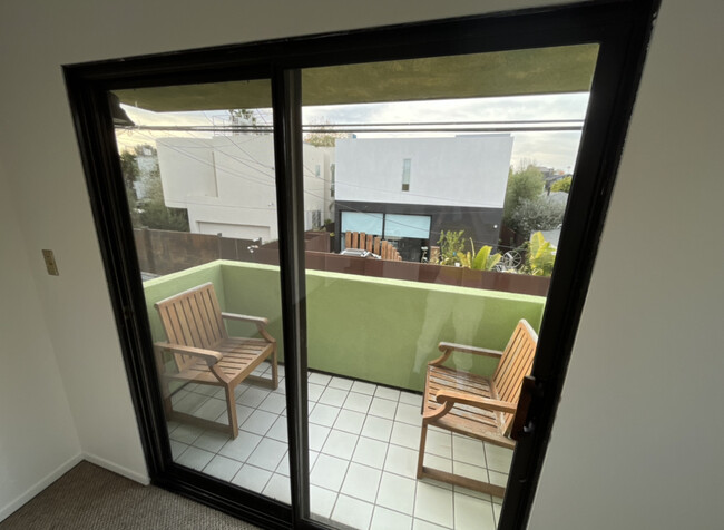 Balcony off bedroom - 635 Palms Blvd