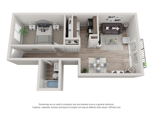 Floorplan - Eagle Creek Apartments