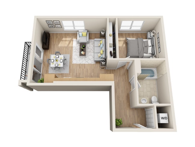 Layout D - Maya Apartments