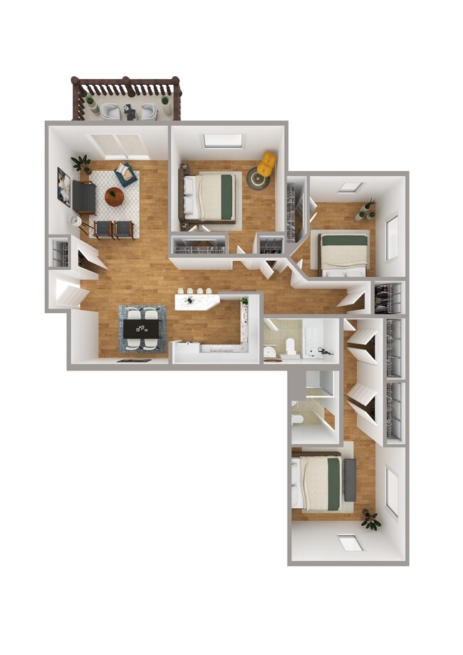 Floorplan - Littlebrook Apartments