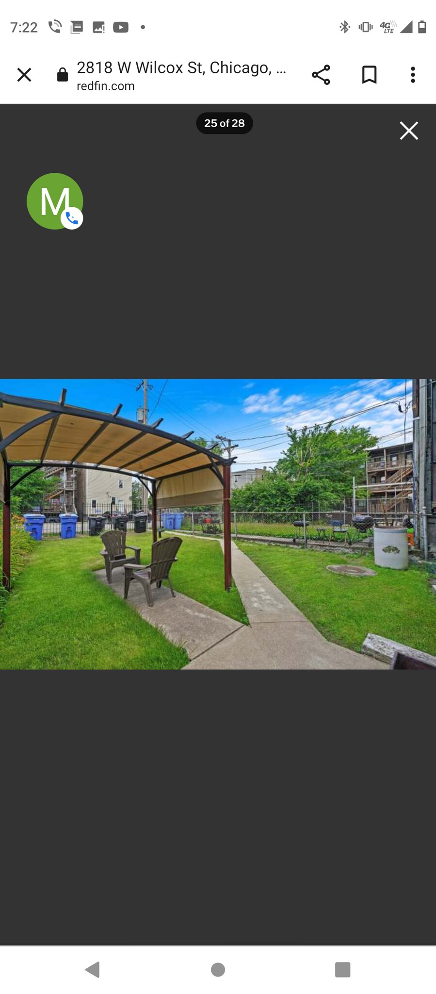 Spacious Yard in Rear - 2818 W Wilcox St