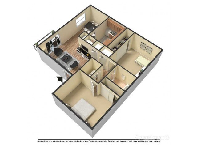 Floorplan - Hidden Elms Apartments
