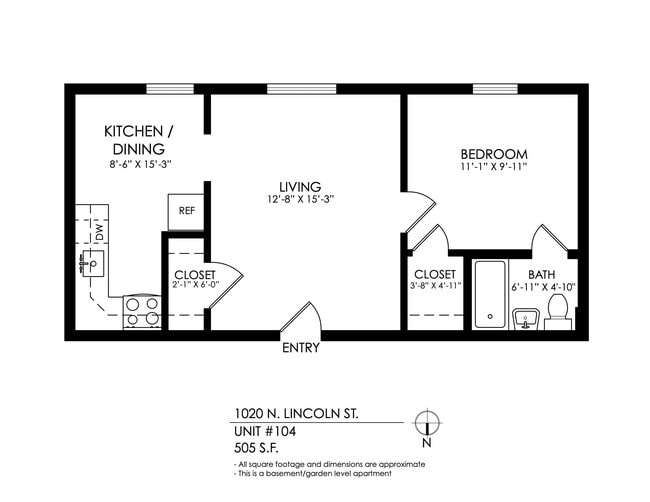 Floorplan - 1020 Lincoln