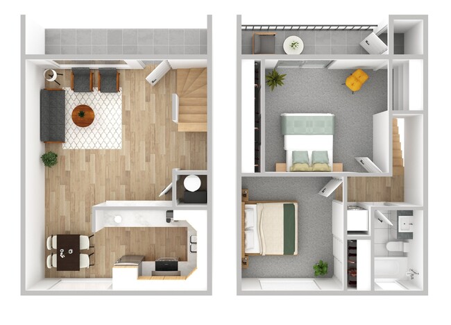 Floorplan - Vale Apartments & Townhomes