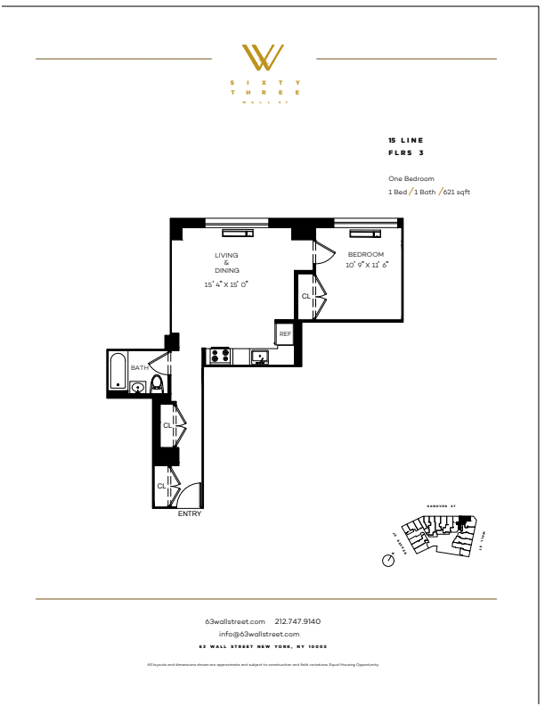 Floorplan - 63 Wall Street