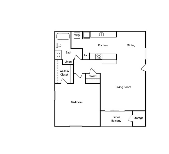 Floorplan - The Broadway Apartment Homes