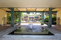 Entrance with Fountain - The Cedars