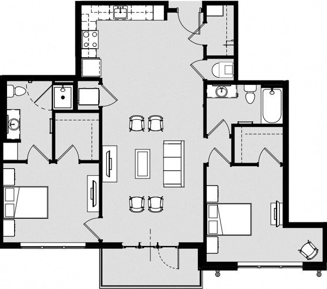 Floorplan - Harbor Side at Conwood Flats